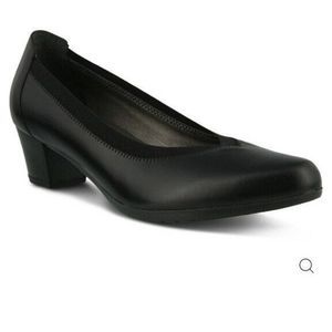 SABETI SPRING STEP BLACK LEATHER PUMPS SIZE 41 /10M new with tags